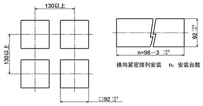 面板开槽尺寸