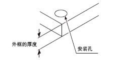 (1)在安装检测头的外壳上开孔。