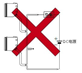 请勿串联连接传感器(AND电路)。否则，将无法正确动作。