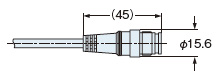 中继连接器型(带光轴无效功能)SF4B-□CA-J05的连接器部